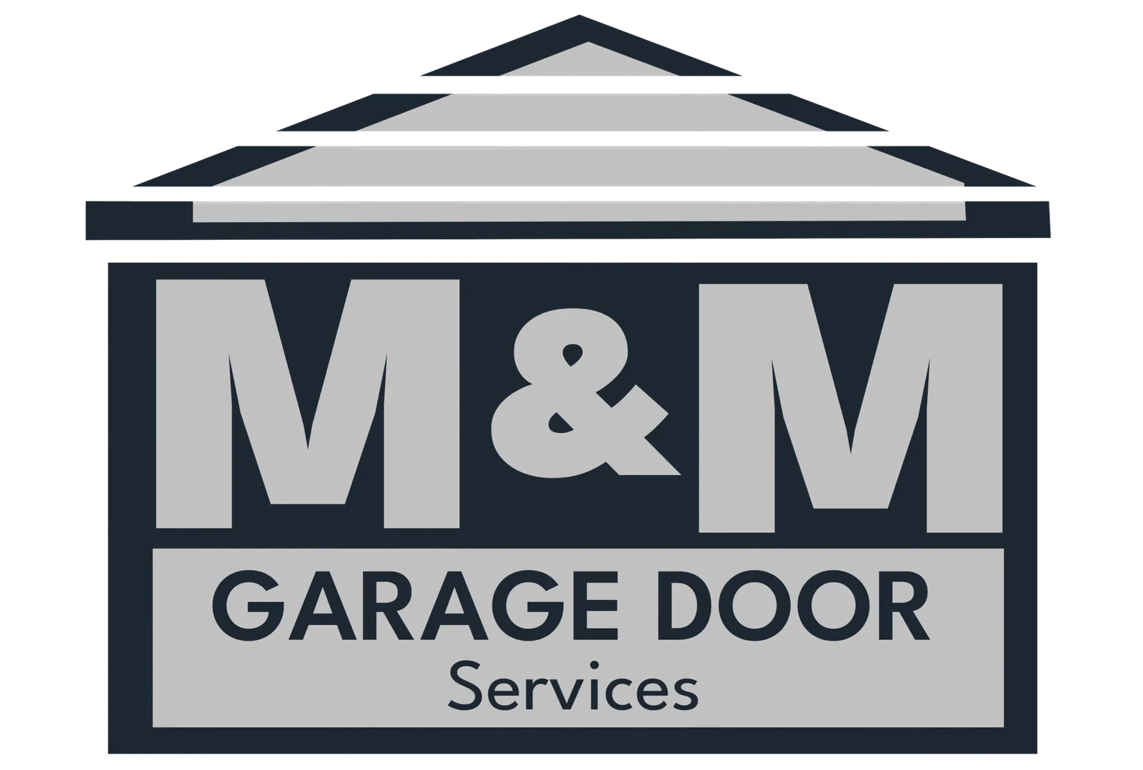M and M Garage door services logo